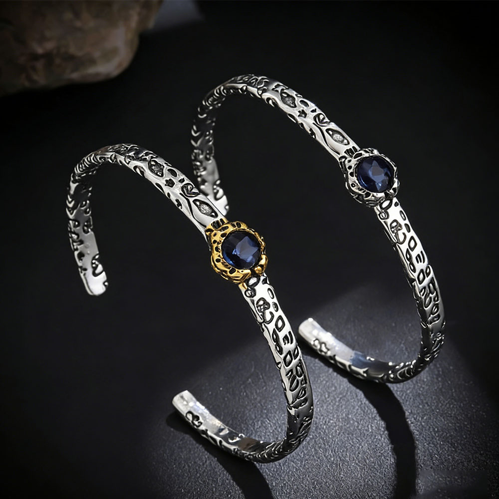 Ethnic Fashion Wear For Women - Pulseira Aberta Vintage de Moda para