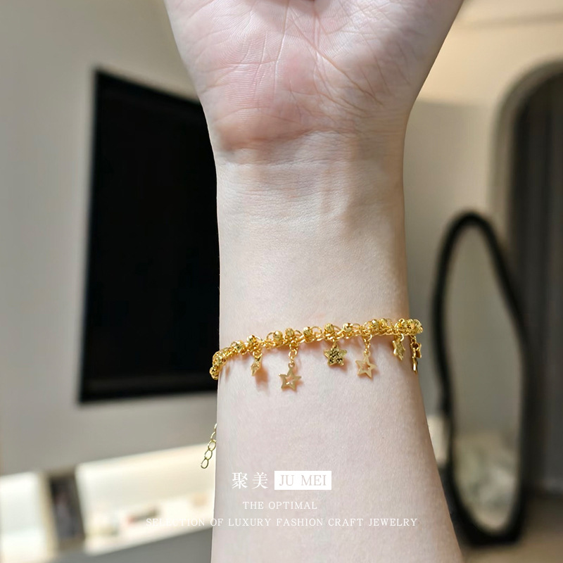 Ethnic Fashion Store - Pulseira de ouro 24K 9999, estilo