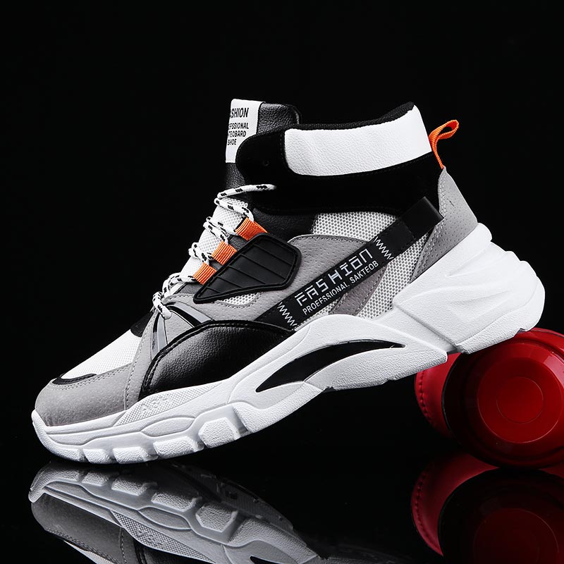 Ethnic Fashion Store - Hightop-Sapatilhas Esportivas Masculinas, Sapatilhas de Cima