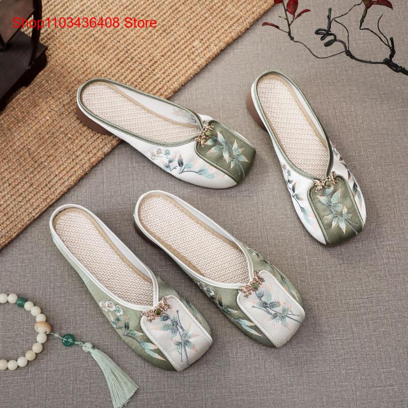 Novos Chinelos Bordados para C - Ethnic Fashion Style avaliação e preço