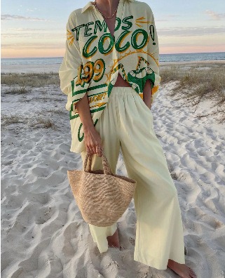 Casual boho impresso 2 peça co - Ethnic Fashion Collection avaliação e preço