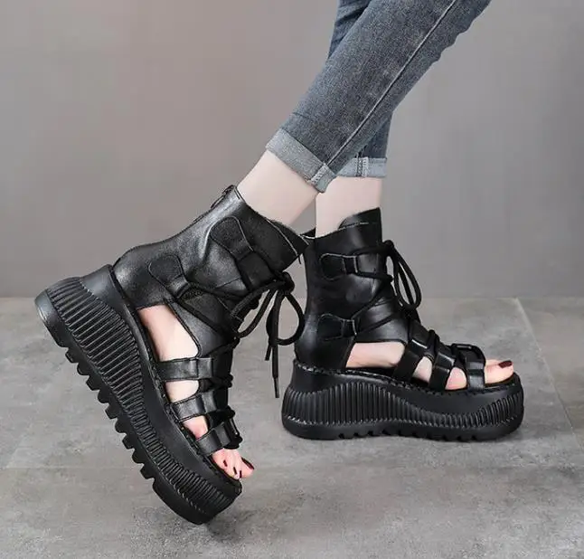 8cm étnico vaca couro genuíno  - Ethnic Fashion Style avaliação e preço