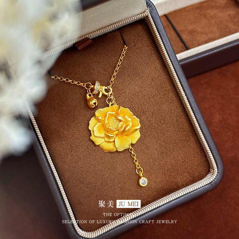 Colar feminino de ouro 24K 999 - Ethnic Fashion Store avaliação e preço