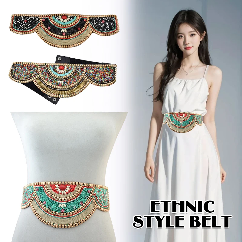 Cintura colorida Beads Cintura - Ethnic Indian Fashion avaliação e preço