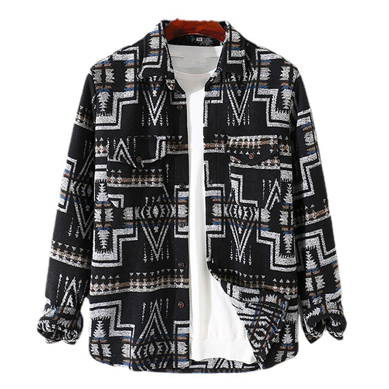 Manga longa masculina logotipo - Ethnic Fashion Logo avaliação e preço
