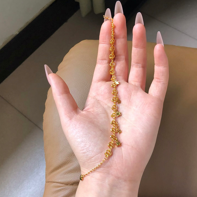 Pulseira de ouro 24K 9999, est - Ethnic Fashion Store avaliação e preço