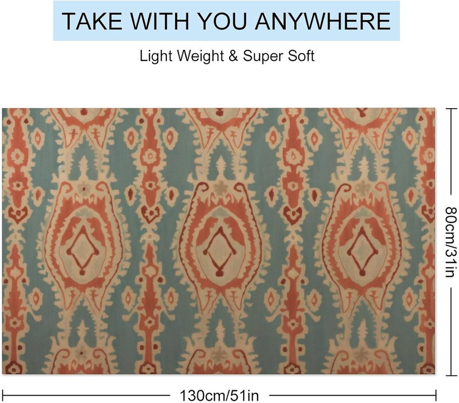 Toalhas de Praia com Estampa d - Ikat Woven Fabric avaliação e preço