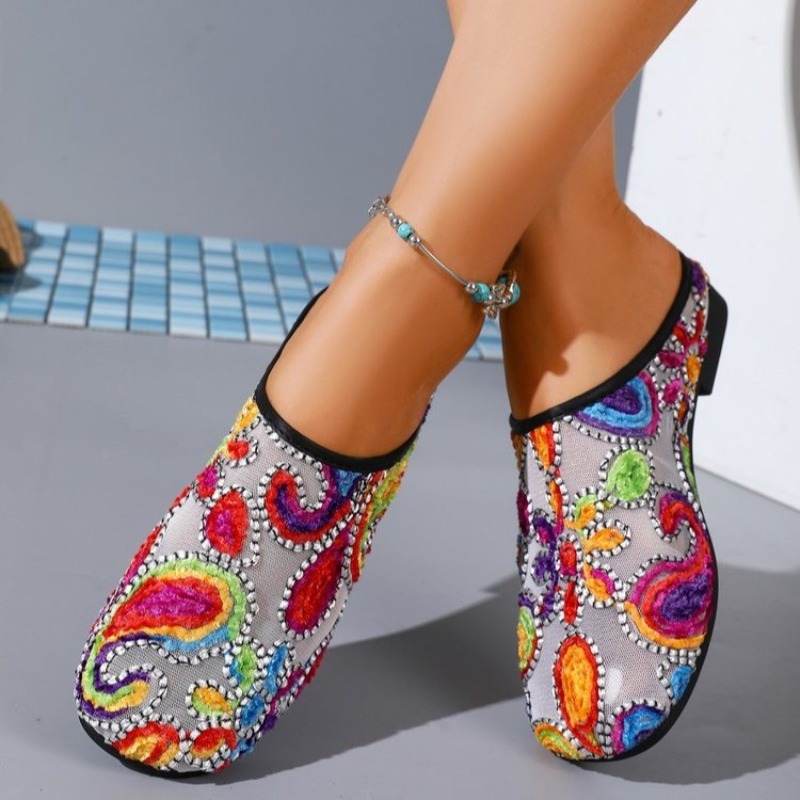 Chinelos de Verão com Bordado  - Ethnic Fashion Style avaliação e preço