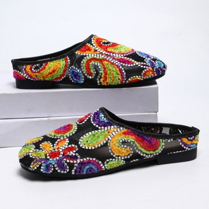 Chinelos de Verão com Bordado  - Ethnic Fashion Style avaliação e preço
