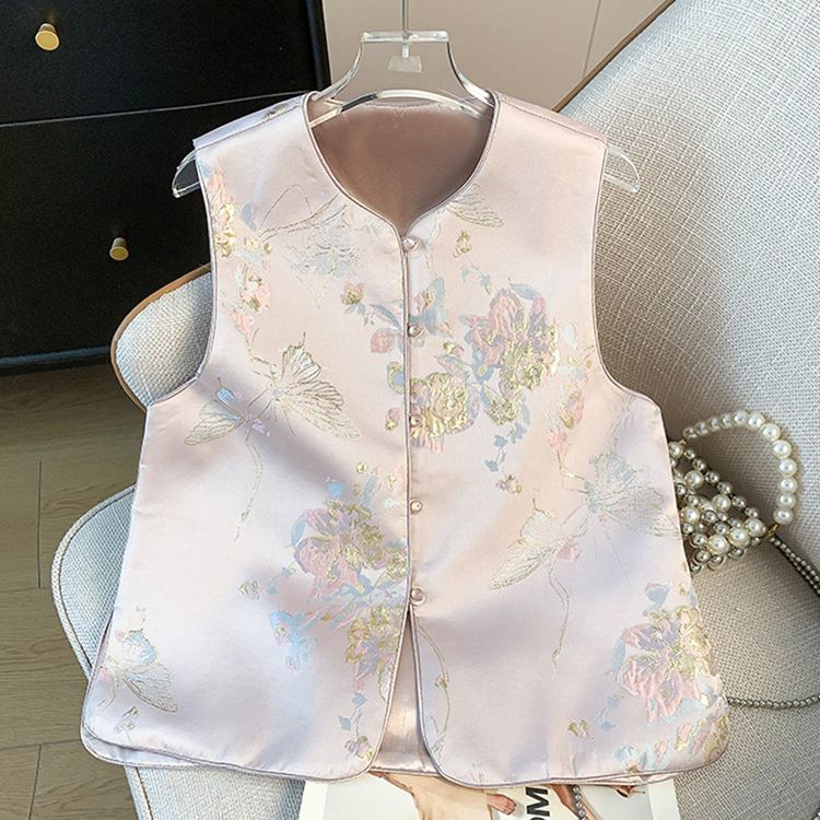 Novo Colete de Estilo Chinês c - Ethnic Fashion Trends 2025 avaliação e preço