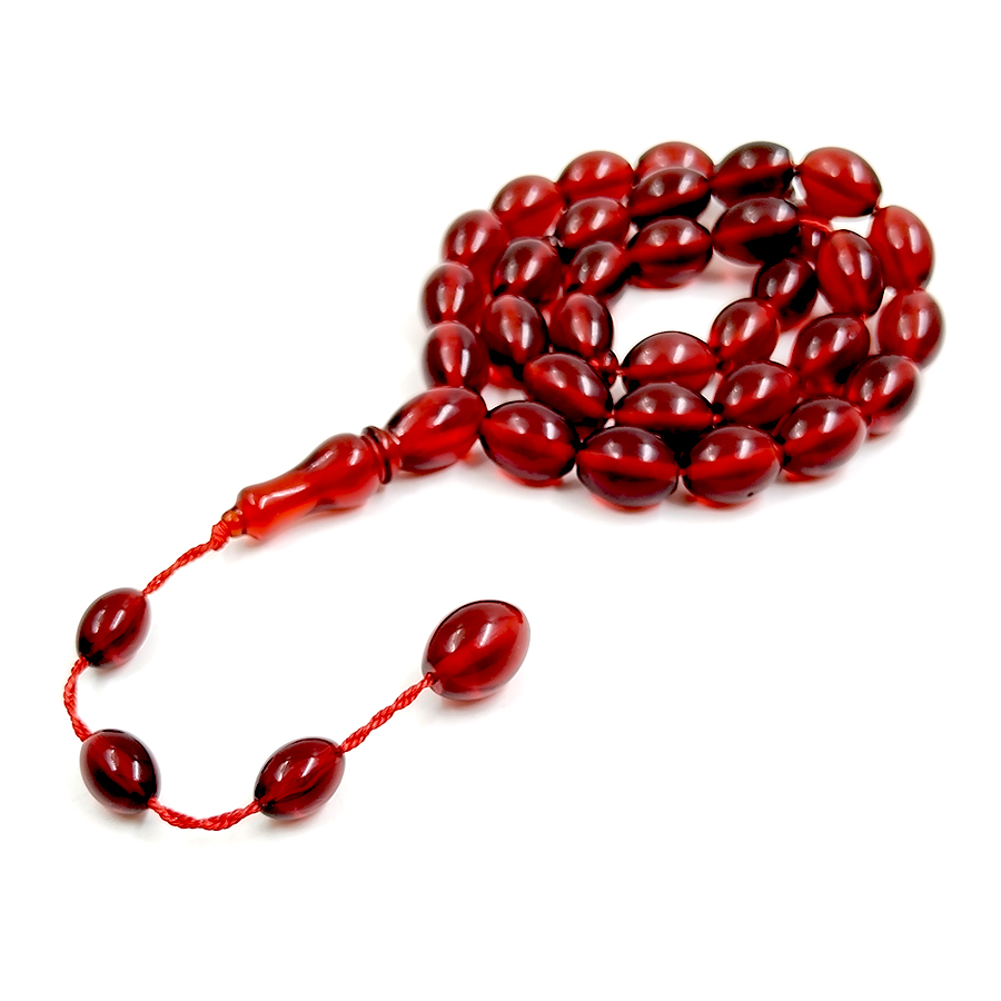 Tasbih de resina vermelha com  - Ethnic Fashion Store avaliação e preço