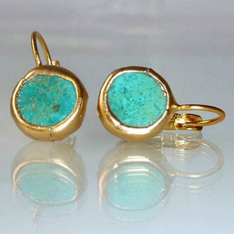 Brincos Dangle de Pedra de Res - Ethnic Indian Fashion avaliação e preço