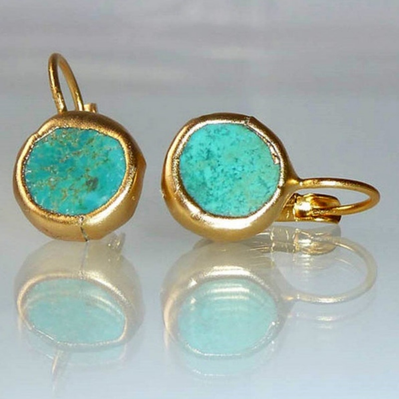 Brincos Dangle de Pedra de Res - Ethnic Indian Fashion avaliação e preço