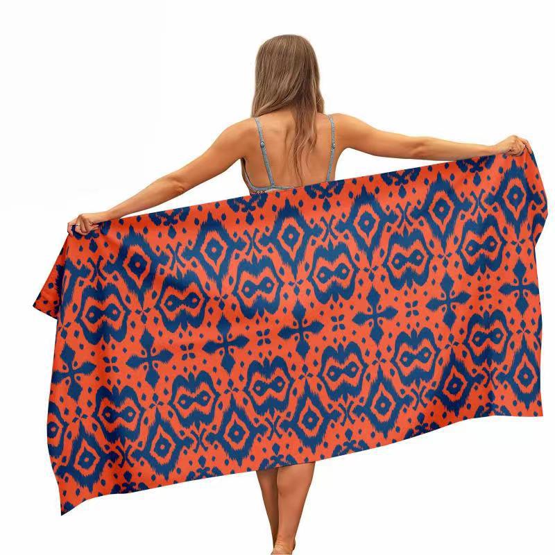 Toalha de Praia com Estampa Ik - Ikat Woven Fabric avaliação e preço