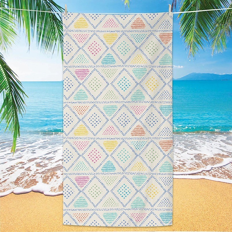 Toalha de Banho Vintage Étnica - Ikat Woven Fabric avaliação e preço
