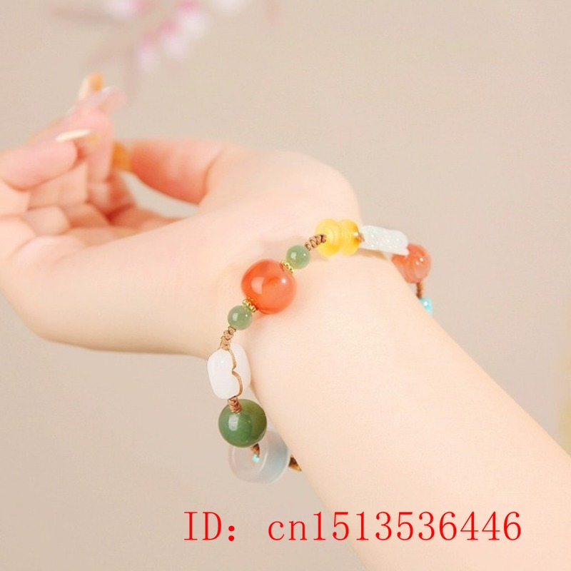 Pulseira de Jade Natural perso - Ethnic Fashion Style avaliação e preço